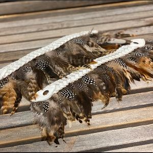 Boot bands, boot toppers, boot jewelry, feathers